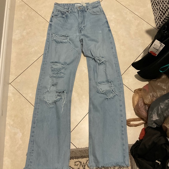 Zara jeans light wash - Picture 2 of 2